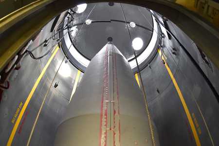 A ground-based interceptor missile sits inside its underground silo August 23 at the Missile Defense Complex at Fort Greely, Alaska. (Photo credit: U.S. Army photo by Capt. Jennifer Beyrle)