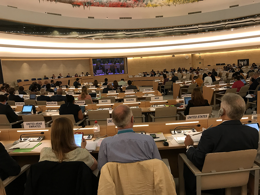 International experts and officials meet at an annual meeting of the Biological Weapons Convention in Geneva on July 29–Aug. 8. (Photo: Jenifer Mackby)