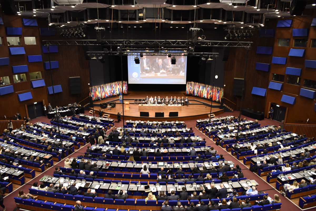 The 4th Special Session of the Chemical Weapons Convention Conference of States Parties met in the Hague from June 26-28, 2018. Photo: OPCW.