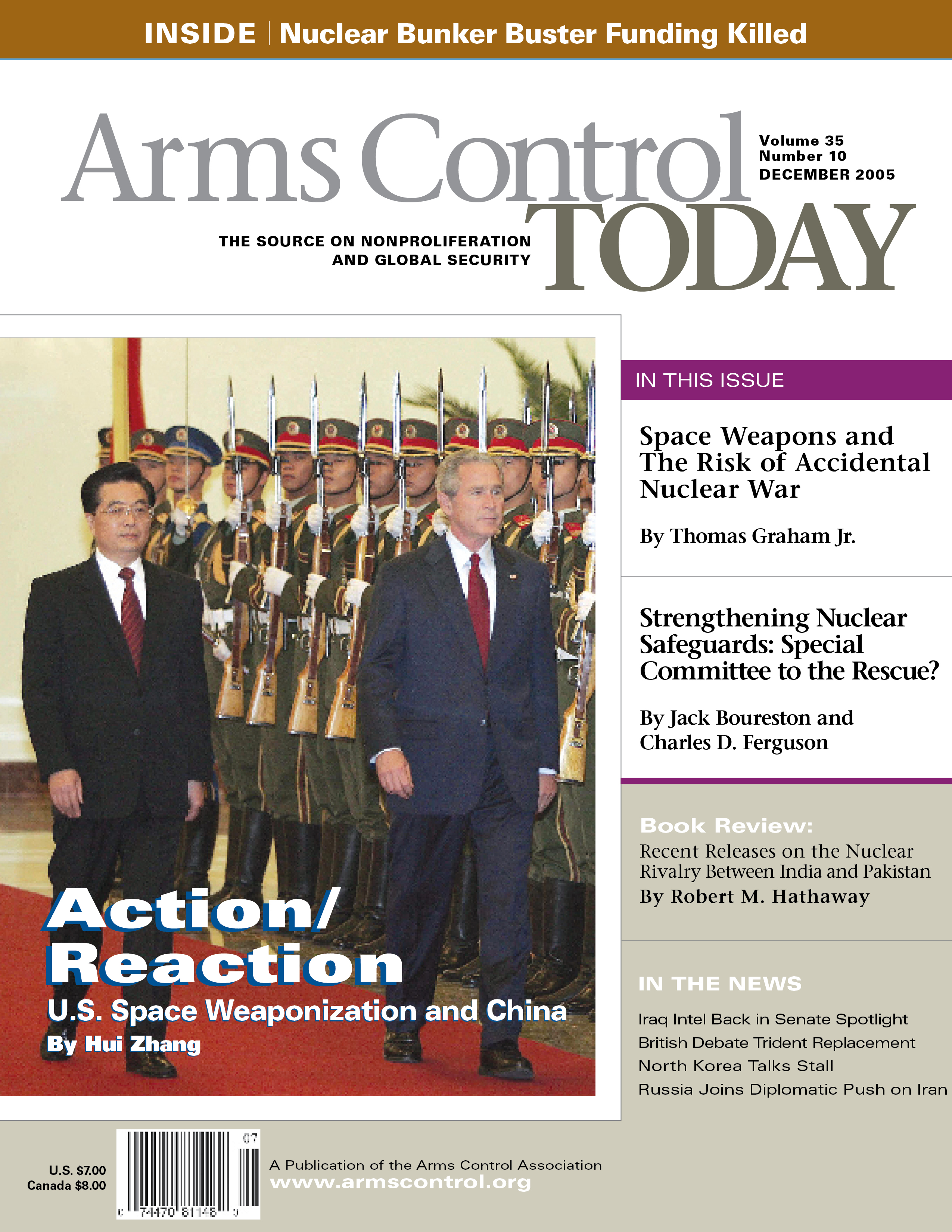 December 05 Arms Control Association December 05 Arms Control Association