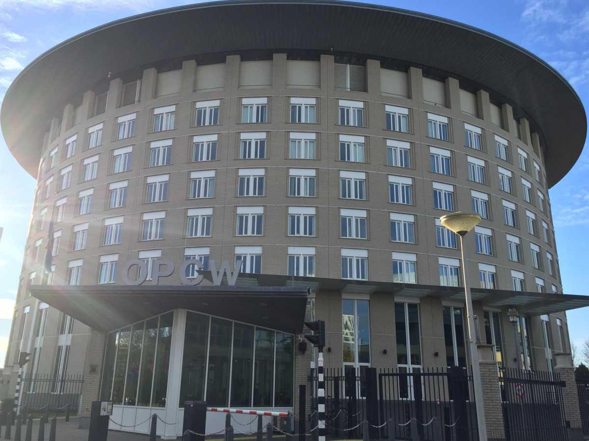 The headquarters of the Organization for the Prohibition of Chemical Weapons (OPCW), the Hague. Photo: Alicia Sanders-Zakre