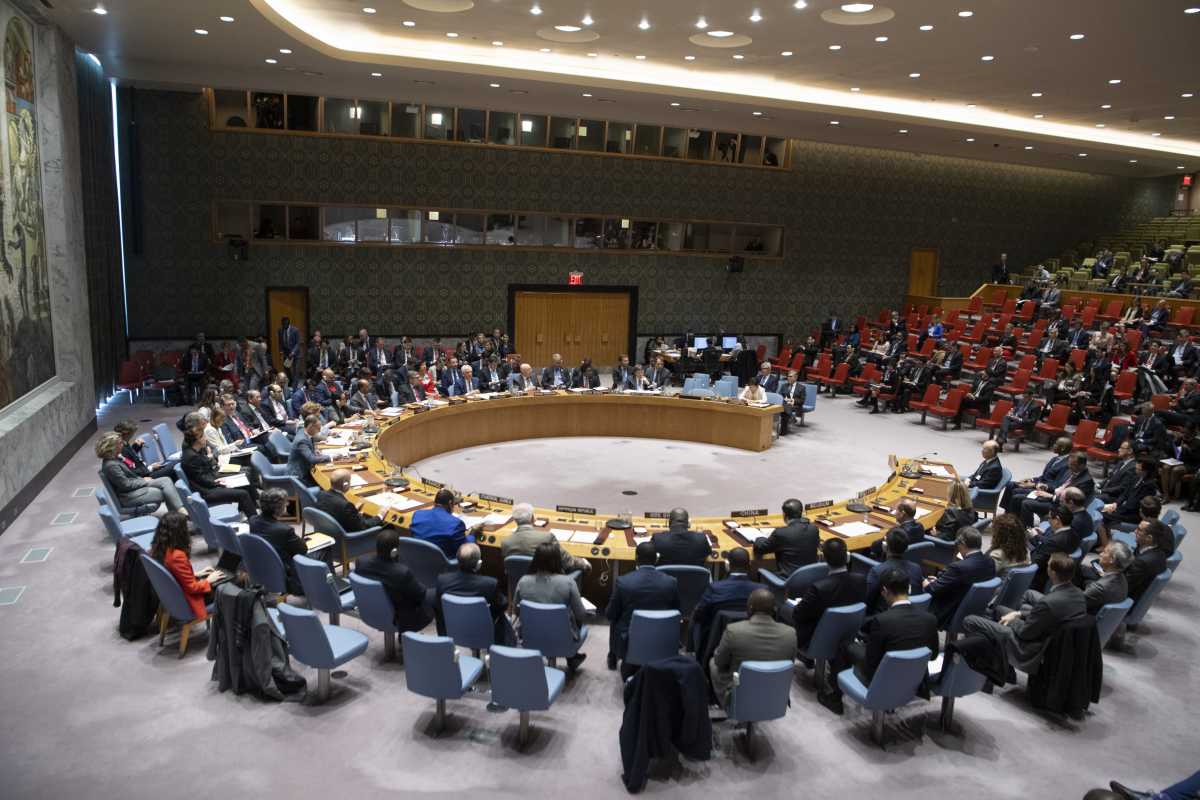 The UN Security Council meets to discuss the NPT on April 2. (UN Photo/Eskinder Debebe)