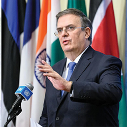 Secretary Marcelo Ebrard of Mexico
