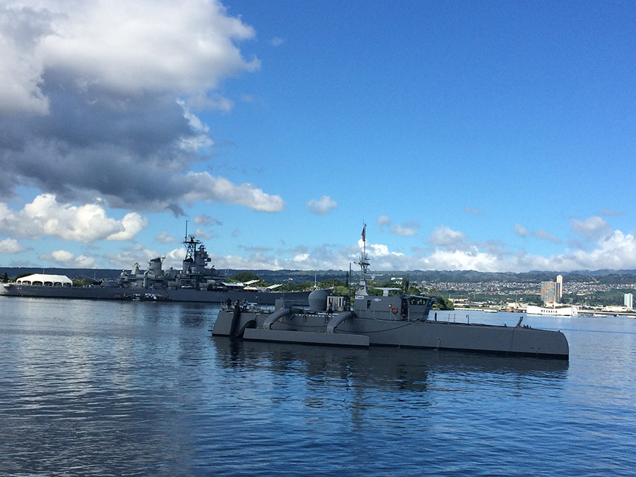 Despite congressional skepticism and budget cutbacks, the Navy is moving forward with plans to build more ships like the Sea Hunter, an entirely new class of unmanned sea surface vehicles. (Photo: U.S. Navy)