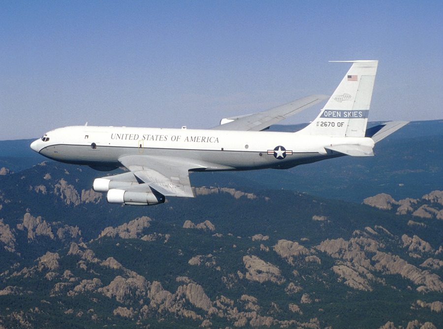 The United States' decision to junk two Boeing OC-135B planes used for overflight missions under the 1992 Open Skies Treaty could mean the country's participation in the confidence-building agreement is over. (Photo: U.S. Air Force)