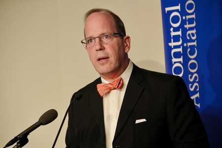 Christopher Ford addresses the Arms Control Association annual meeting June 2. (Photo credit: Terry Atlas)