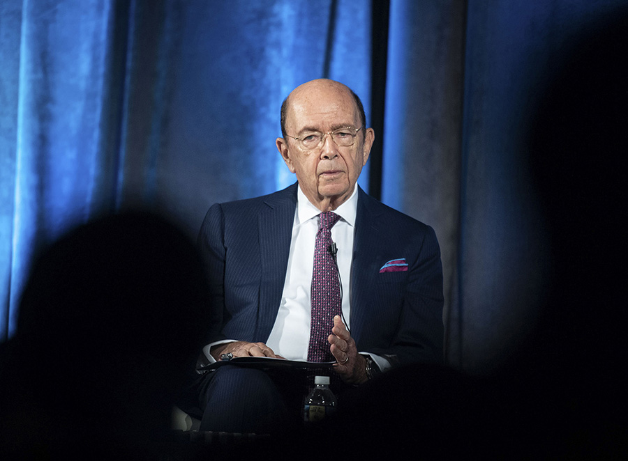 U.S. Commerce Secretary Wilbur Ross addresses the Indo-Pacific Business Forum at the U.S. Chamber of Commerce in Washington on July 30. (Photo: Nicholas Kamm/AFP/Getty Images)