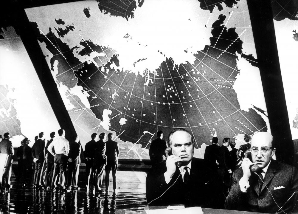 A scene from Stanley Kubrick's classic 1964 film “Dr. Strangelove.” (Photo credit: Sony/Columbia Pictures)