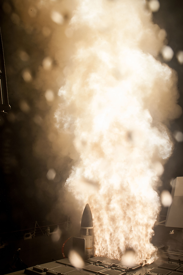 A Standard Missile-3 Block IIA interceptor is launched from the USS John Finn during an October 2018 test. The 2019 Missile Defense Review calls for testing the interceptor against an intercontinental ballistic missile target in 2020. (Photo: U.S. Missile Defense Agency)