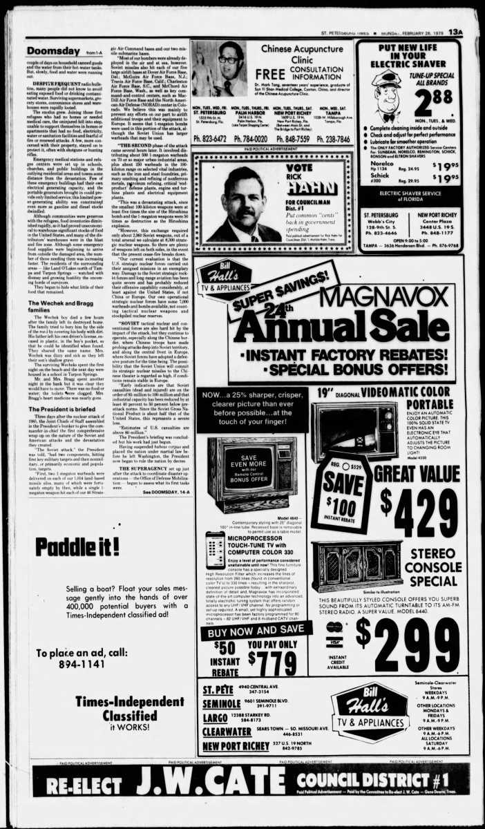 St. Petersburg Times, Feb. 26, 1979 (page 13A). Click to enlarge.