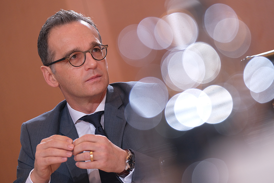 German Foreign Minister Heiko Maas spoke May 21 at the Institute for Peace Research and Security Policy at the University of Hamburg.  (Photo: Sean Gallup/Getty Images)