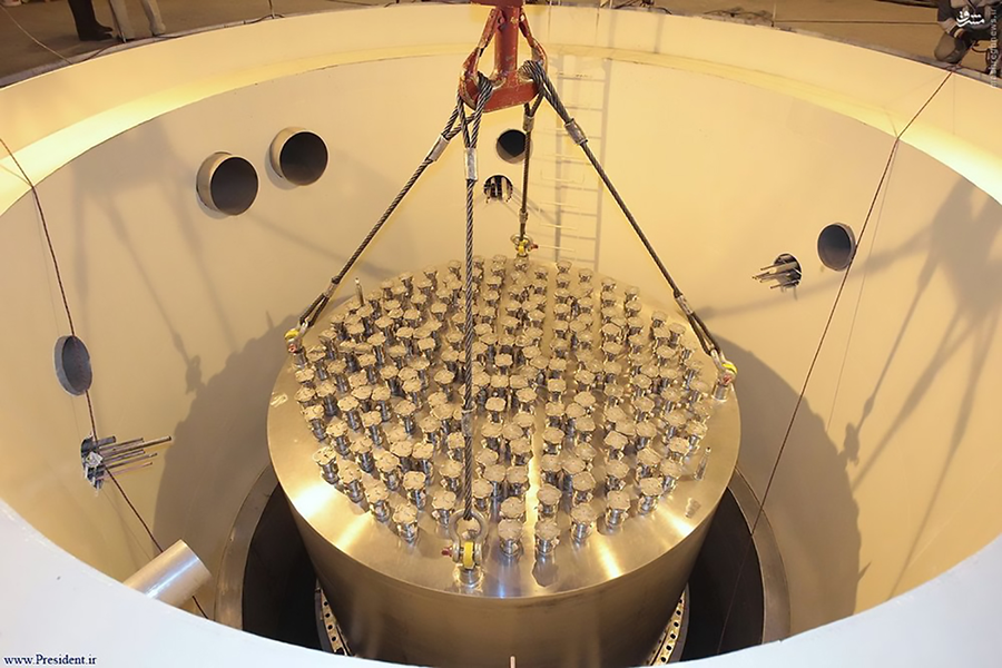 In early 2016, the IAEA confirmed that Iraq had removed the core of its heavy-water reactor at Arak, as required by the 2015 nuclear deal. Restoring the reactor to maximize its plutonium-production capability would be a lengthy process. (Photo: President of the Islamic Republic of Iran)
