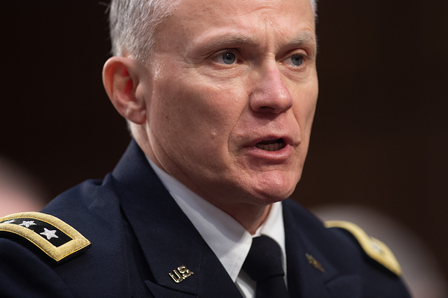 Lt. Gen. Robert Ashley, director of the Defense Intelligence Agency, testifies to Congress on January 29. Speaking at a May event in Washington, Ashley accused Russia of not adhering to the Comprehensive Test Ban Treaty. (Photo: Saul Loeb/AFP/Getty Images)