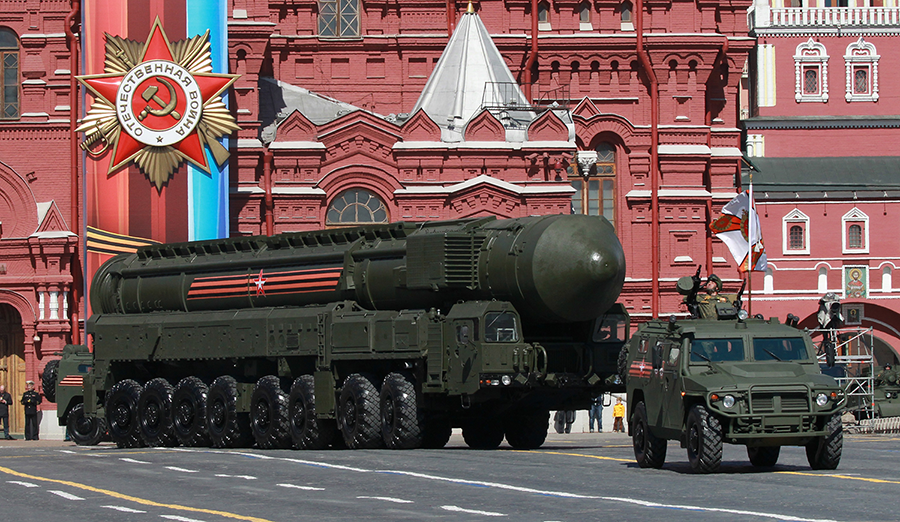If New START expires, there will be no limits on deployments of U.S. and Russian strategic nuclear delivery vehicles, such as this Russian SS-24 ICBM.  (Photo: Mikhail Svetlov/Getty Images)