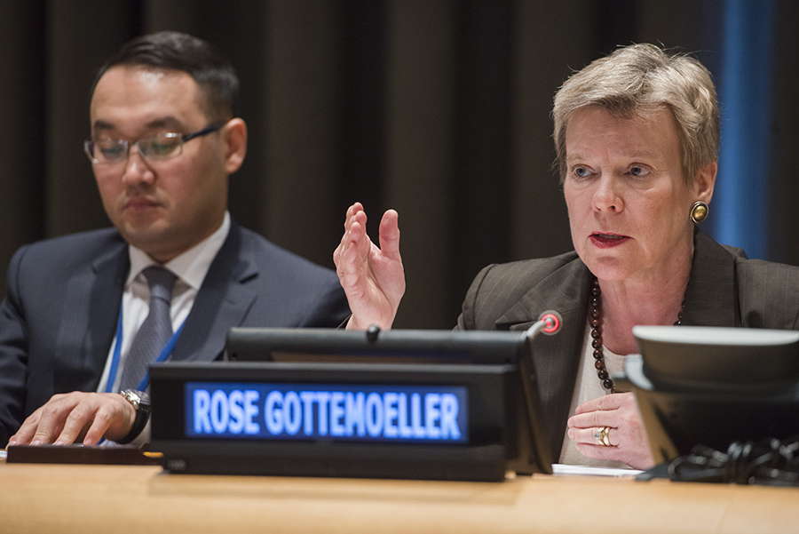 U.S. Undersecretary of State Rose Gottemoeller led the U.S. delegation to the 2015 NPT Review Conference. (Photo: CTBTO)