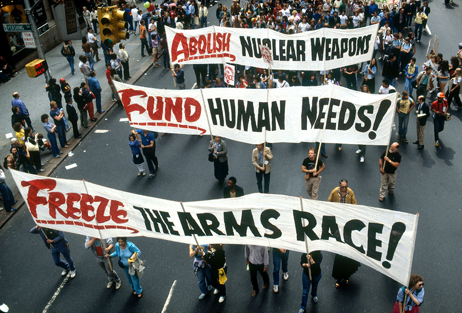 About one million people attended the historic rally to “Halt the Arms Race and Fund Human Needs," in New York on June 12, 1982. (Photo: Andy Levin/Science Source)