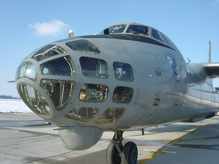 A Romanian AN-30B aircraft is used for an Open Skies Treaty observation mission in 2004. (Photo: OSCE)