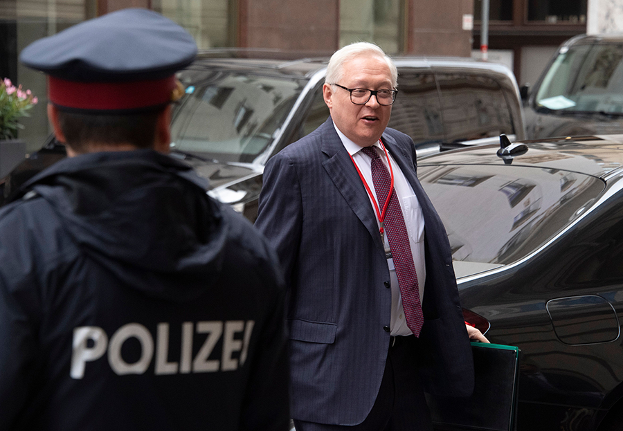 Russian Deputy Foreign Minister Sergei Ryabkov arrives for nuclear talks with U.S. officials in Vienna on June 22. The discussions yielded little progress, and more recently he said "there are no grounds for any kind of deal in the form proposed." (Photo: Joe Klamar/AFP/Getty Images)