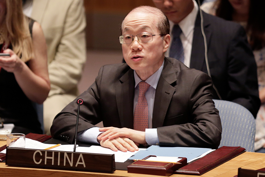 Liu Jieyi, China's permanent representative to the UN, addresses the Security Council on July 20, 2015, when the council adopted a resolution to implement the Joint Comprehensive Program of Action on Iran's nuclear program. The world-power collaboration that enabled that agreement is disappearing, undermining other efforts to prevent nuclear proliferation. (Photo: United Nations)