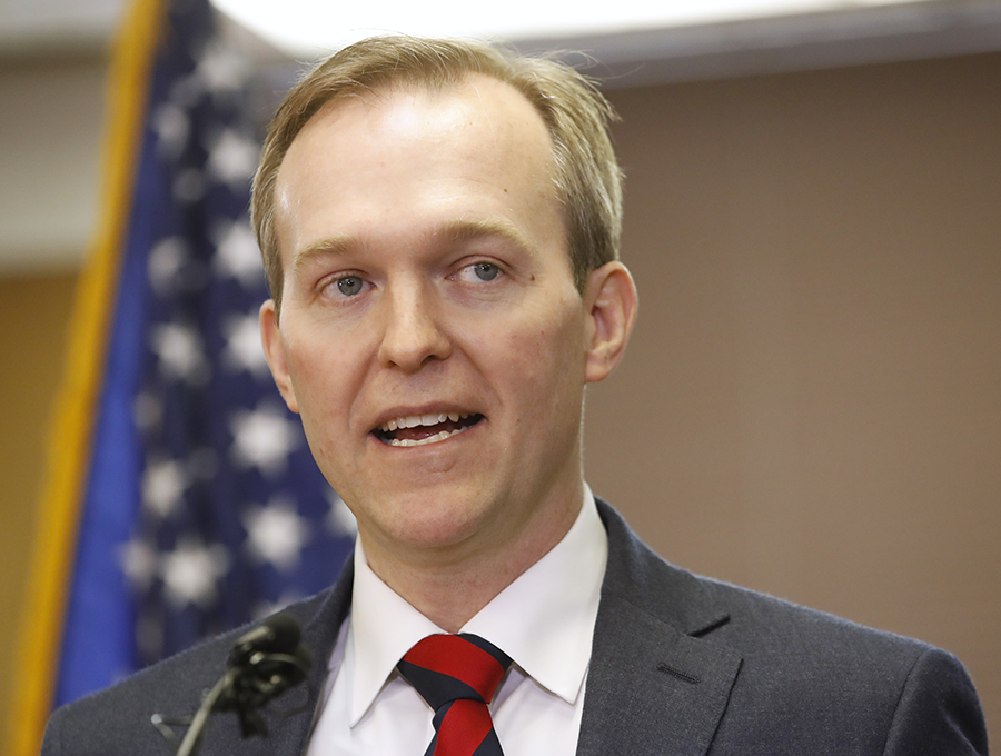 Rep. Ben McAdams (D-Utah) praised Congress for refusing to authorize or appropriate funds for renewed U.S. nuclear testing. (Photo by George Frey/Getty Images)