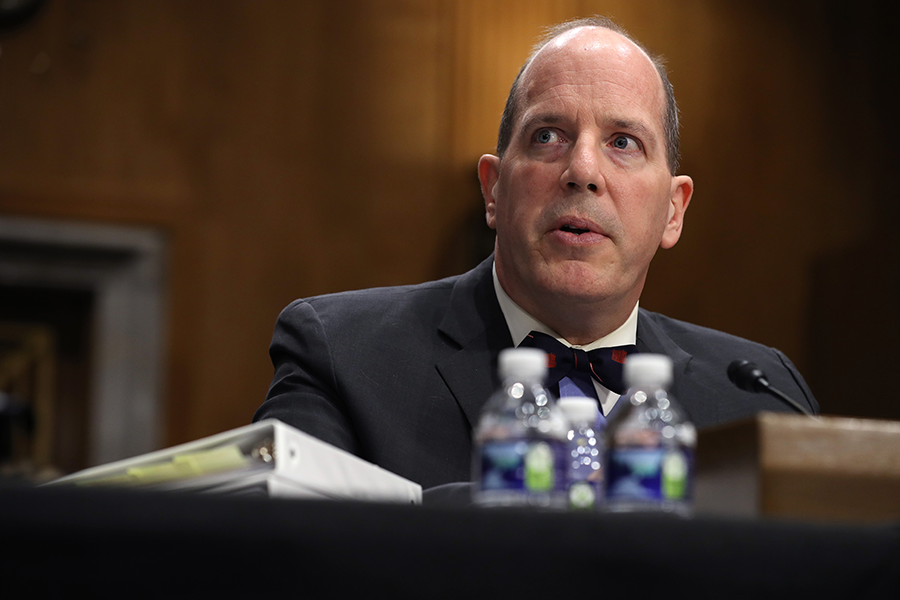 During a November 2020 meeting, U.S. Assistant Secretary of State Christopher Ford, shown testifying in 2019, urged members of the Global Partnership Against the Spread of Weapons of Mass Destruction to strengthen norms against chemical attacks. (Photo: Chip Somodevilla/Getty Images)