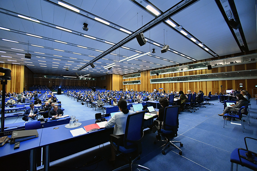 A meeting of the International Atomic Energy Agency Board of Governors at the Vienna International Center in Austria.  (Photo: Dean Calma/IAEA)