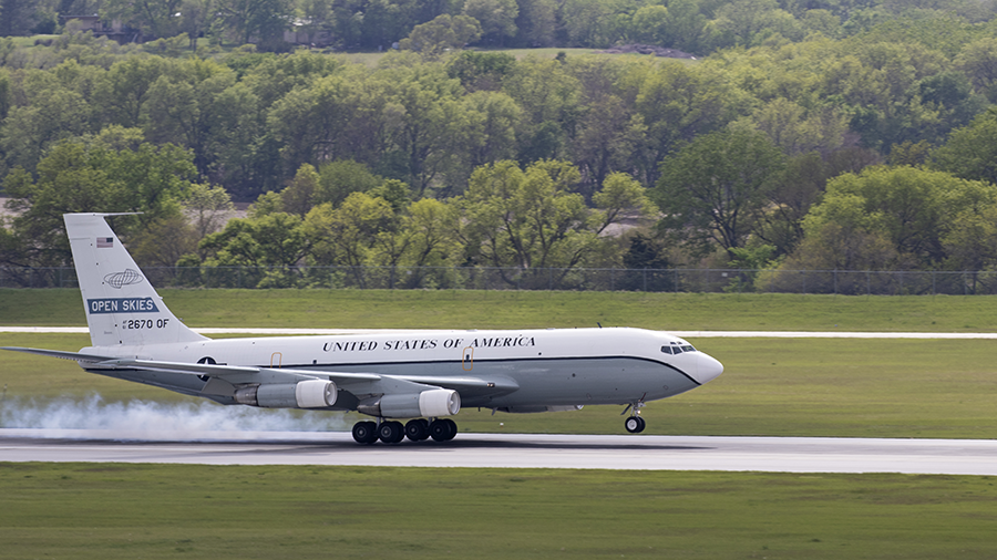 A U.S. OC-135 reconnaissance aircraft. (Photo: Department of Defense)