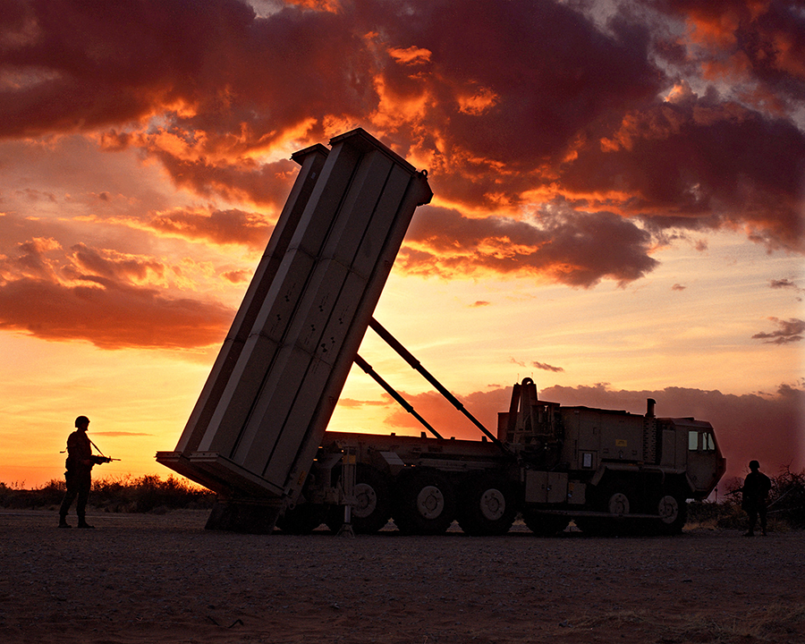 A THAAD anti-missile battery. (Photo: Lockheed Martin via Getty Images)