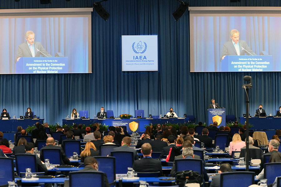 The International Atomic Energy Agency hosted the first review conference for the Convention on the Physical Protection of Nuclear Materials in March at its Vienna headquarters. (Photo by Dean Calma/IAEA)