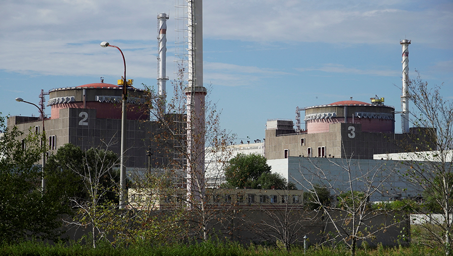 The Ukraine crisis and the Zaporizhzhia nuclear power plant, occupied by Russian military forces since March, dominated discussion at the 10th NPT Review Conference, which was unable to reach consensus regarding those issues. (Photo by STRINGER/AFP via Getty Images)