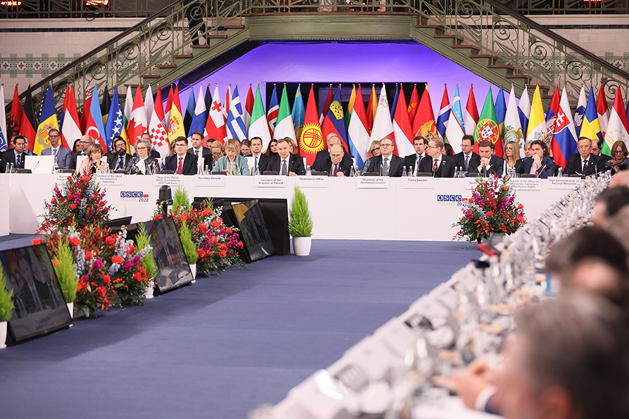 The Organization for Security and Co-operation in Europe ministerial council met in December in Lodz, Poland. (Photo: OSCE/MFA Poland)