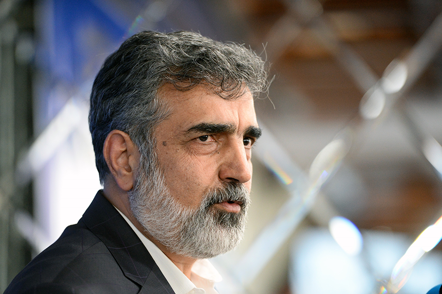 Behrouz Kamalvandi, spokesman for the Atomic Energy Organization of Iran, shown in file photo, denied that Iran is enriching uranium beyond 60 percent U-235. (Photo by Fatemeh Bahrami/Anadolu Agency/Getty Images)