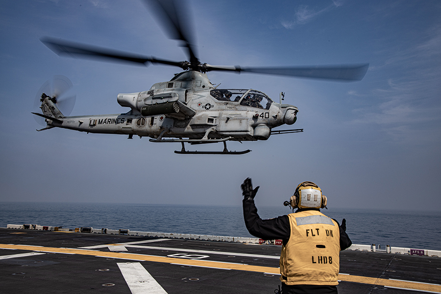 Critics opposed the Biden administration's $997 million sale of  AH-1Z attack helicopters and others weapons to Nigeria in 2022 because of the government's human rights record, among other reasons. (U.S. Marine Corps photo by Gunnery Sgt. Chad J. Pulliam)