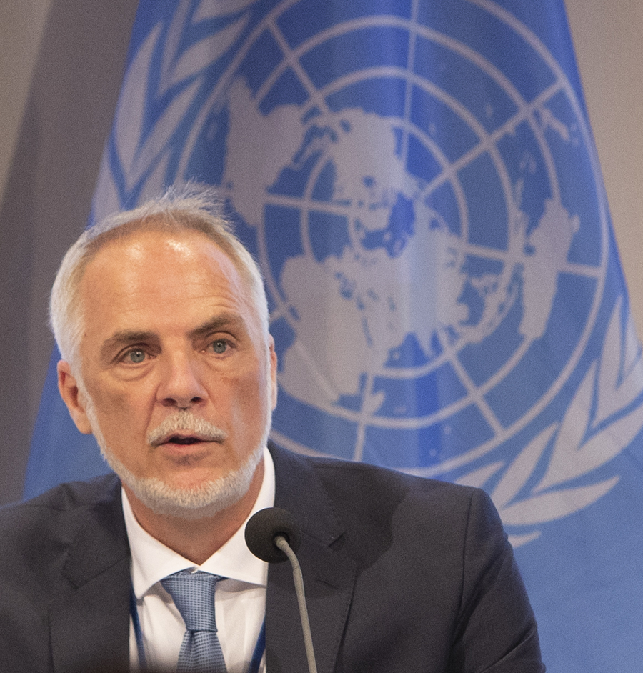 Austrian diplomat Alexander Kmentt says that in calling for a study of lethal autonomous weapons systems, the First Committee of the UN General Assembly is hoping to lay the ground for regulating these systems. (Photo by Alex Halada/AFP via Getty Images)