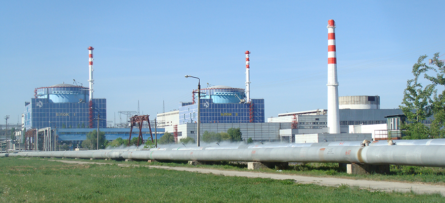 The head of the International Atomic Energy Agency, Rafael Mariano Grossi, warned that strikes against nuclear power plants must be avoided after an explosion damaged ancillary buildings at the Khmelnitsky Nuclear Power Plant in Ukraine, shown here in 2013. (Photo by RLuts)