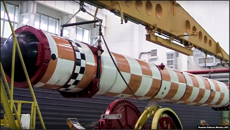 Russia claims to be developing Poseidon, an autonomous, long-range, nuclear-powered unmanned underwater vehicle capable of delivering conventional or nuclear warheads to coastal cities. The Golden Dome would not be able to defeat such a threat, even with a space-based interceptor layer. (Source: Russian Defense Ministry)