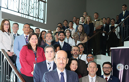 Participants in a UN regional training workshop on strengthening implementation of UN Security Council Resolution 1540 meet in Panama in September. Expert Zahir Kazmi says such training has been a success and should be expanded. (Photo by UN Security Council Resolution 1540 Committee)
