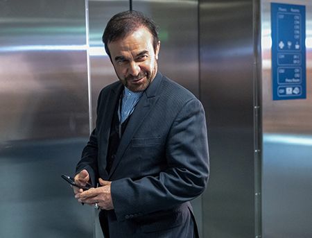 Iran’s ambassador to the International Atomic Energy Agency Reza Najafi arrives at agency headquarters in Vienna Nov. 19 for a meeting of the IAEA Board of Governors, which passed a resolution urging Iran to fully implement safeguards on its nuclear program and provide information about its stockpile of enriched uranium. (Photo by Joe Klamar/AFP via Getty Images)