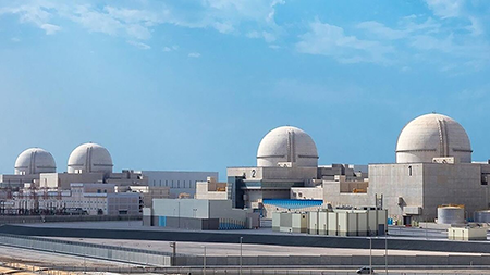 The Barakah nuclear power plant in the United Arab Emirates, which began construction in 2012, was the first such facility in the Arab world. Increasingly, more countries are investing in nuclear power, including Saudi Arabia, which recently signed a nuclear cooperation agreement with the United States. (Photo courtesy of MEED)