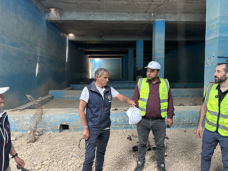 Raphael Mariano Grossi, director-general of the International Atomic Energy Agency, and his team visits location in Syria Aug. 18 where the Damascus government discovered several tons of undeclared nuclear material, a legacy of the former Assad government. (Photo by IAEA)