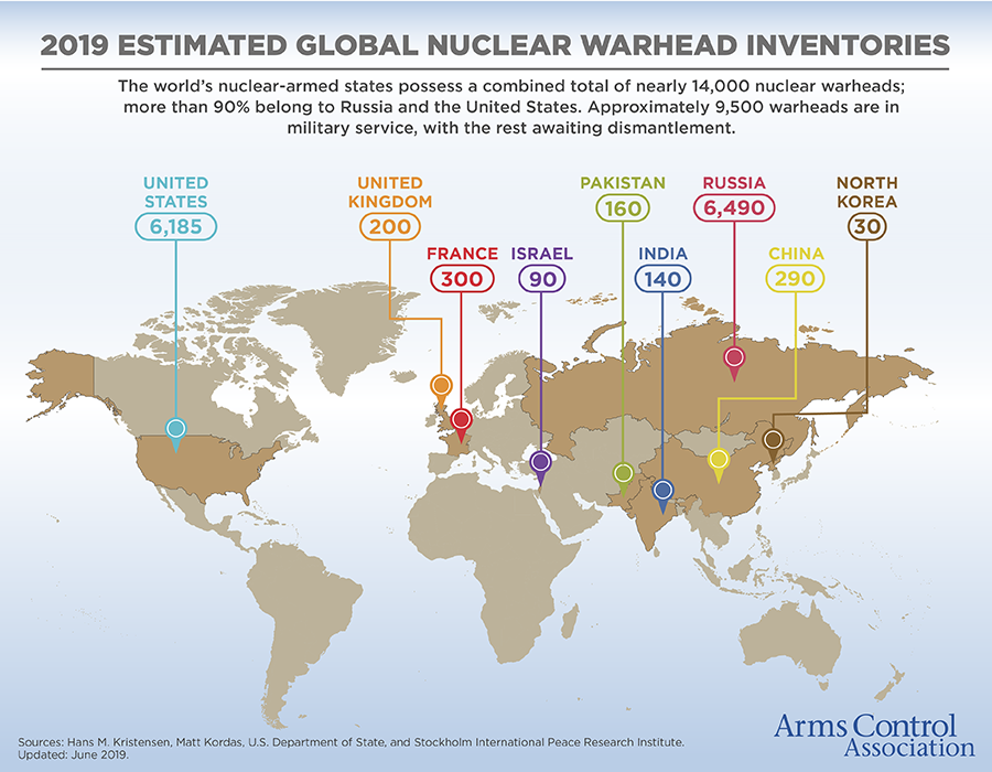 Nuclear Weapons: Who Has What at a Glance. Click to Enlarge.