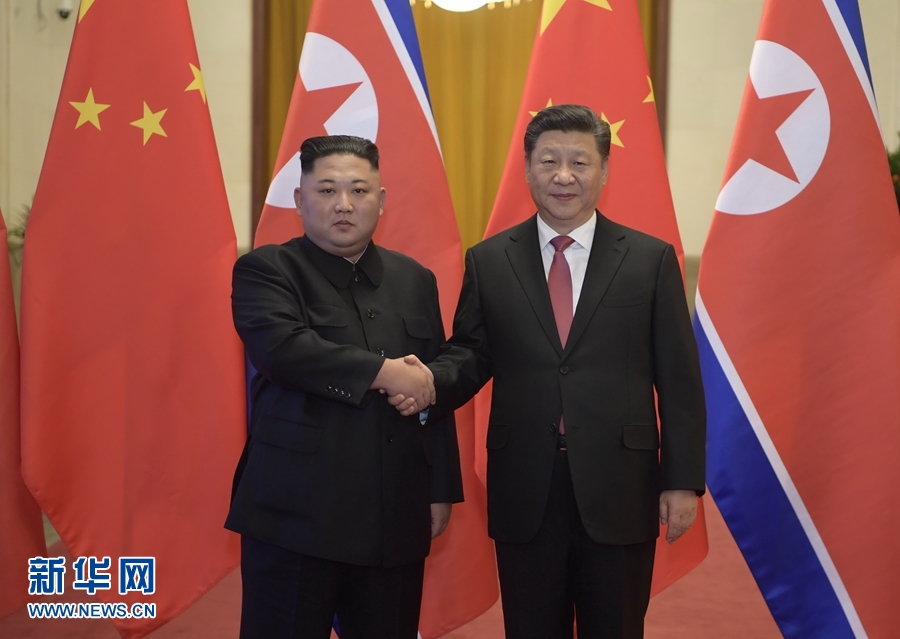 North Korean leader Kim Jon Un meets with Chinese President Xi Jinping. (Photo: Xinhuanet)