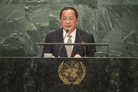 Mr.Ri Yong Ho, Foreign Ministrer of the Democratic People's Republic of Korea