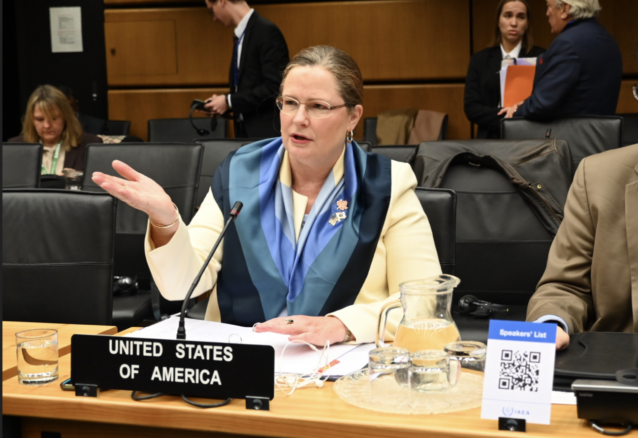 U.S. Ambassador to the IAEA Laura Holgate, November 2023 (Photo: U.S. Mission to IOs in Vienna)